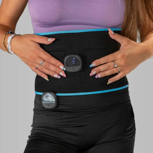LipoBelt EMS ab toning belt with 4 electrodes for flat stomach and waist sculpting — Lipotek