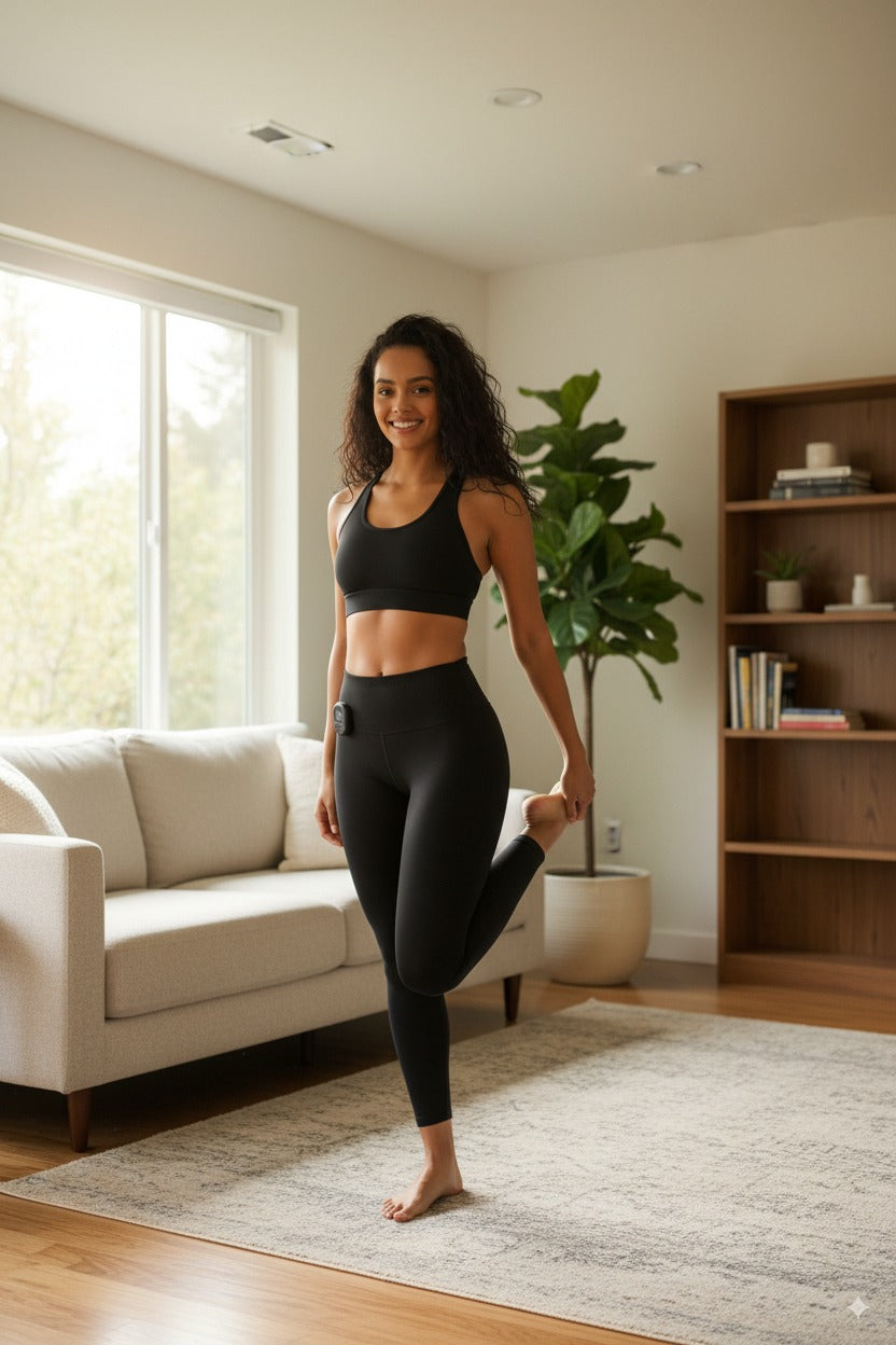 LipoLeggings EMS leggings for glute toning and leg firming at home — Lipotek